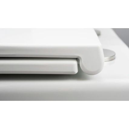 Deante CGRD6ZPW - Vägghängd WC med SoftClose-sits ROUND keramik/vit