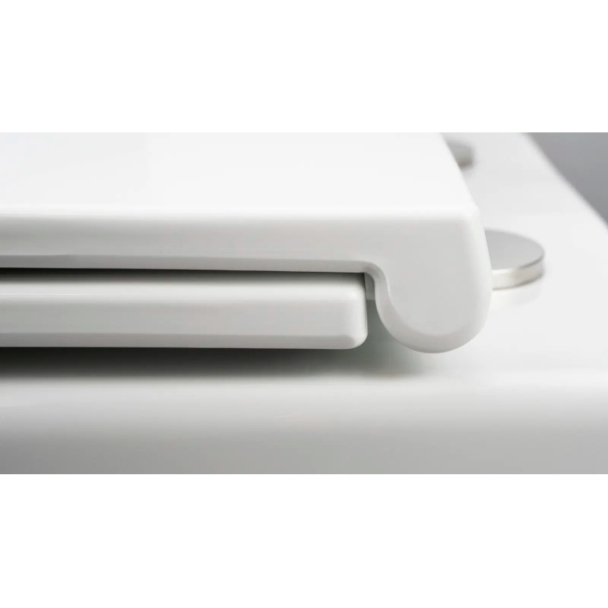 Deante CGRD6ZPW - Vägghängd WC med SoftClose-sits ROUND keramik/vit