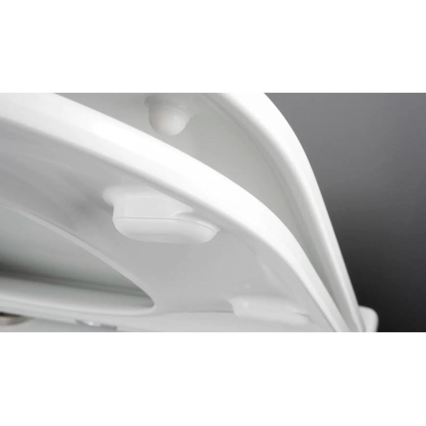 Deante CGRD6ZPW - Vägghängd WC med SoftClose-sits ROUND keramik/vit