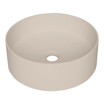 Deante CQS_5U4S - SILIA bänkskiva tvättställ Ø 36 cm granit/beige
