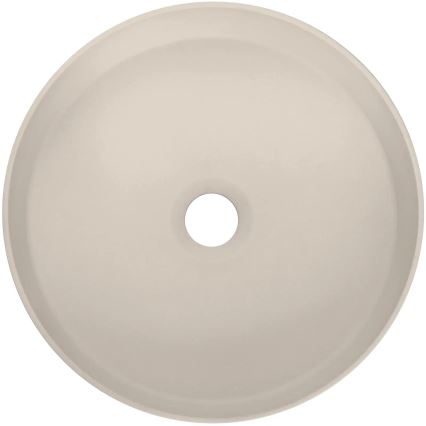 Deante CQS_5U4S - SILIA bänkskiva tvättställ Ø 36 cm granit/beige
