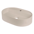 Deante CQS_5U6B - Bänkskiva med tvättställ och hål för blandare SILIA 35x55 cm granit/beige