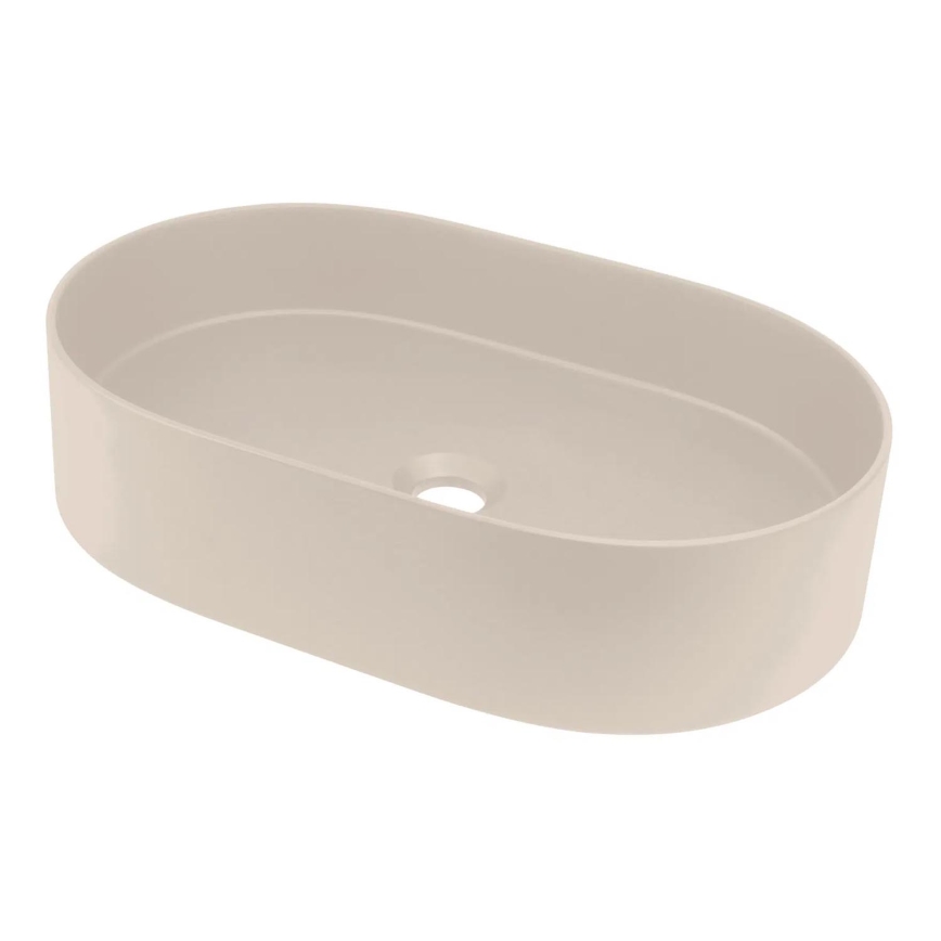 Deante CQS_5U6S - SILIA bänkskiva tvättställ 35x55 cm granit/beige