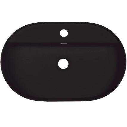 Deante CQS_NU6B - Tvättställ för bänkskiva med hål för blandare SILIA 35x55 cm granit/svart