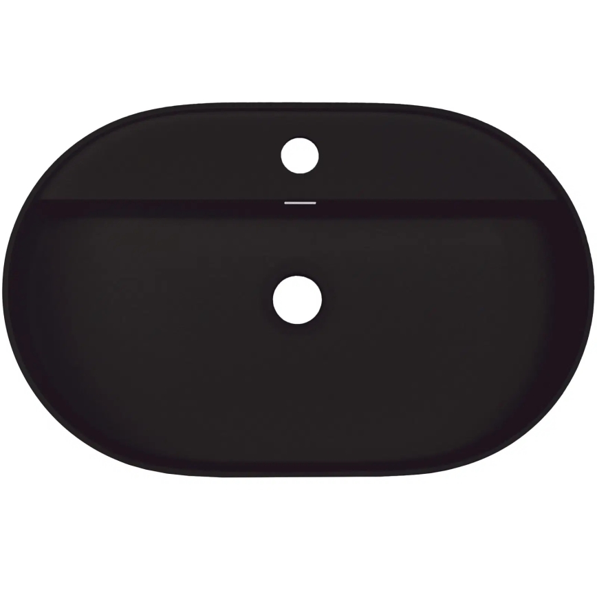 Deante CQS_NU6B - Tvättställ för bänkskiva med hål för blandare SILIA 35x55 cm granit/svart