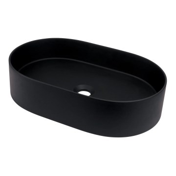 Deante CQS_NU6S - Tvättställ för bänkskiva SILIA 35x55 cm granit/svart