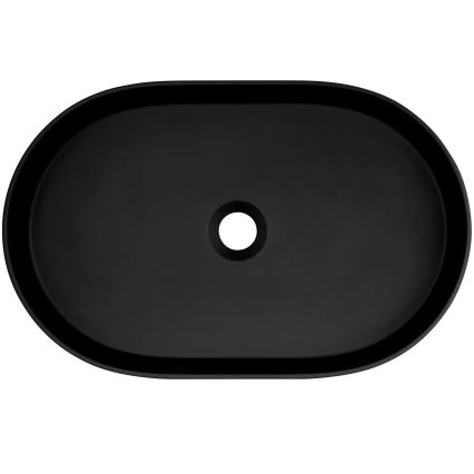 Deante CQS_NU6S - Tvättställ för bänkskiva SILIA 35x55 cm granit/svart