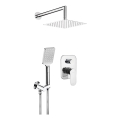 Deante NAC_09LP - Duschset med inbyggd blandare ALPINIA polerad krom