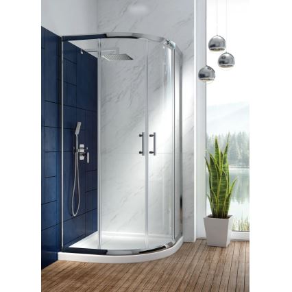 Deante NAC_09LP - Duschset med inbyggd blandare ALPINIA polerad krom