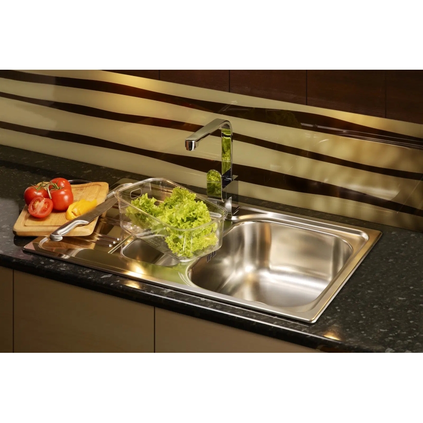 Deante ZEX_0113 - Diskho för kök XYLO 43,5x78 cm satin