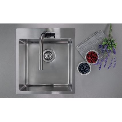 Deante ZPO_010A - Diskho för kök OLFATO 50,5x45 cm borstad stål