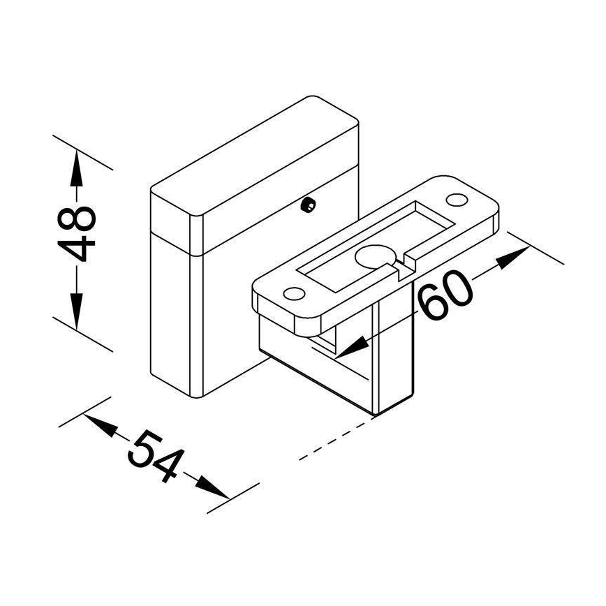 Deko-Light 687086 - LED Tavelbelysning AYLEEN LED/3,2W/230V skinande krom