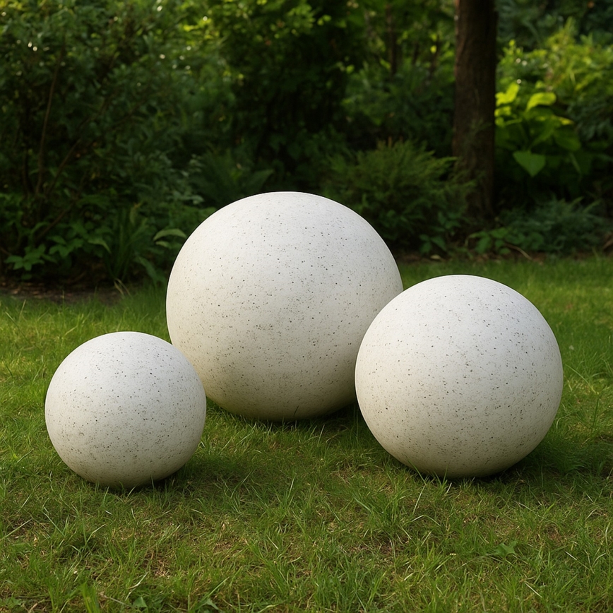 Dekorationsarmatur för utomhusbruk LUMISTONE, 1xE27/15W/230V, IP65, Ø 25 cm