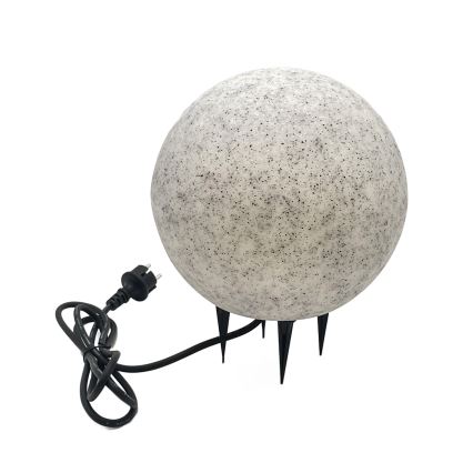 Dekorationsarmatur för utomhusbruk LUMISTONE, 1xE27/15W/230V, IP65, Ø 25 cm