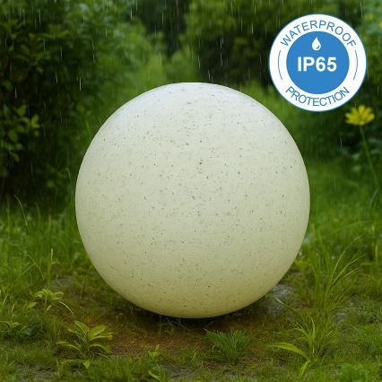 Dekorationsarmatur för utomhusbruk LUMISTONE, 1xE27/15W/230V, IP65, Ø 25 cm
