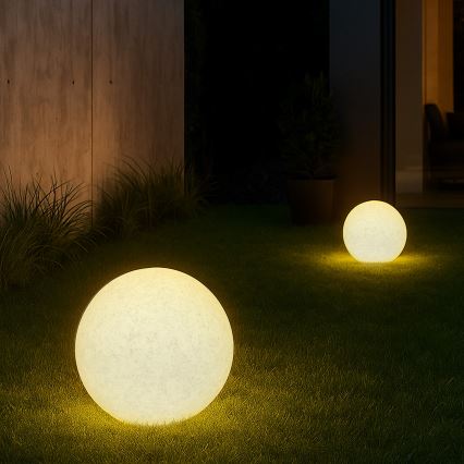 Dekorationsarmatur för utomhusbruk LUMISTONE, 1xE27/15W/230V, IP65, Ø 25 cm