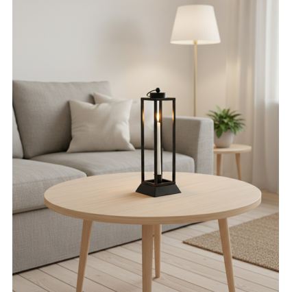 Dekorationslykta HALL 34 cm svart