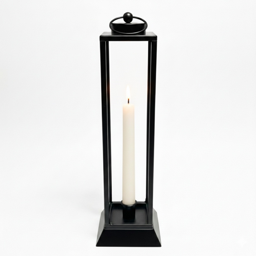 Dekorationslykta HALL 34 cm svart