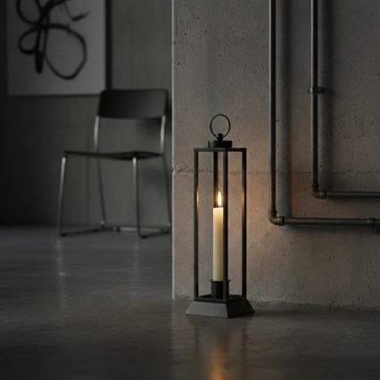 Dekorationslykta HALL 39,5 cm svart