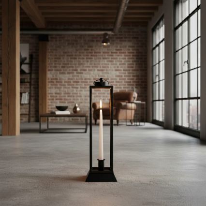 Dekorationslykta HALL 39,5 cm svart