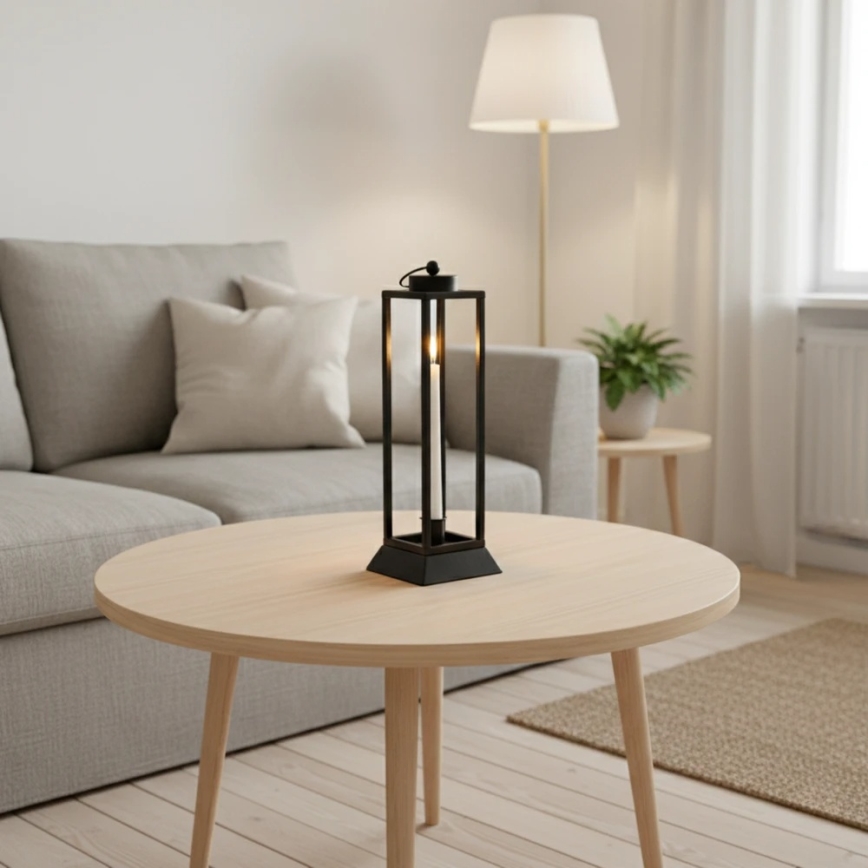 Dekorationslykta HALL 39,5 cm svart