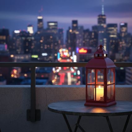 Dekorationslykta REDY 30,5 cm röd