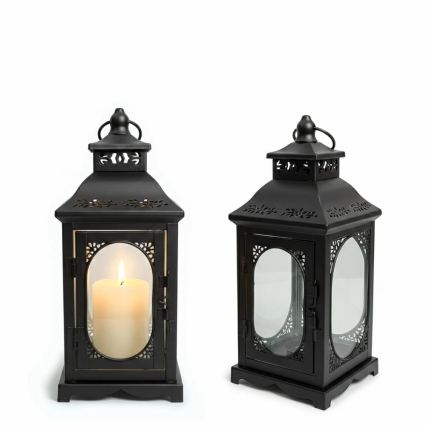 Dekorationslykta ROSEHILL 27,5 cm svart