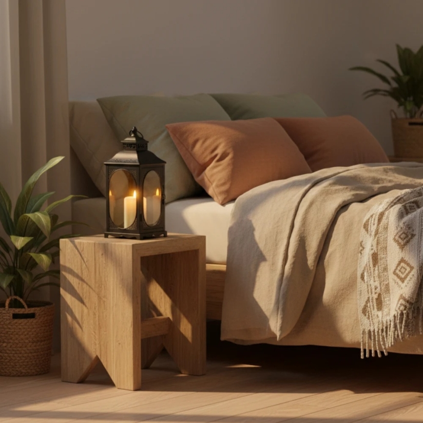 Dekorationslykta ROSEHILL 40 cm svart