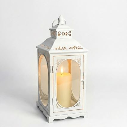 Dekorationslykta ROSEHILL 54,5 cm vit