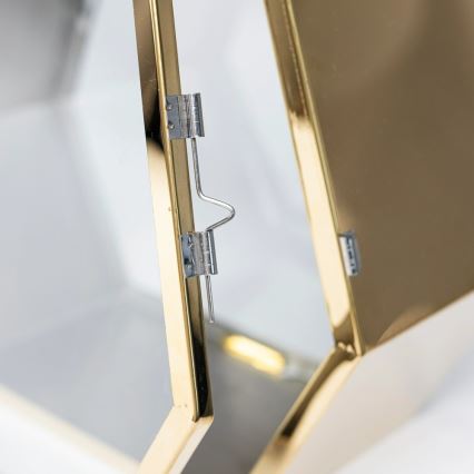 Dekorationslykta TOWER 43 cm i guld