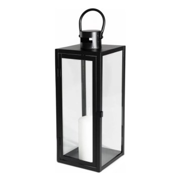 Dekorationslykta TOWER 49 cm svart