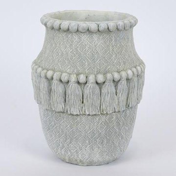 Dekorativ kanna grå 25,5x20,5 cm