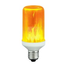 Dekorativ LED-lampa FLAME T60 E27/3W/230V 1400K