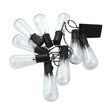 Dekorativ LED-ljusslinga EDISON 2,65 m 10xLED/2xAA