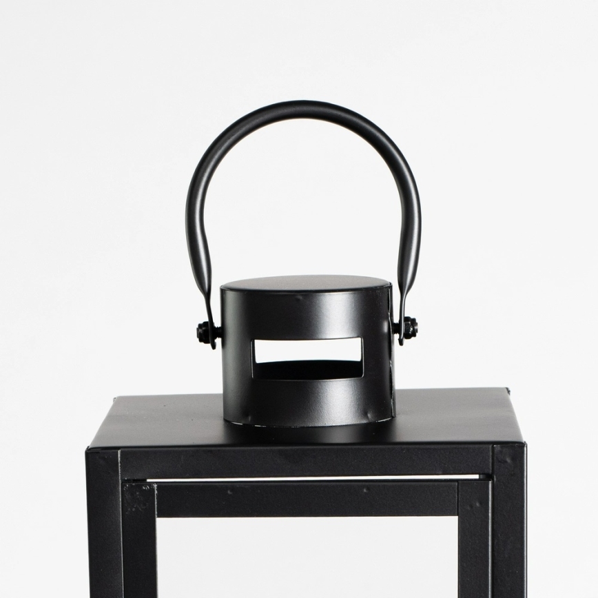 Dekorativ lykta 49 cm svart