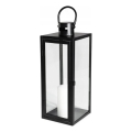 Dekorativ lykta TOWER, 29 cm, svart