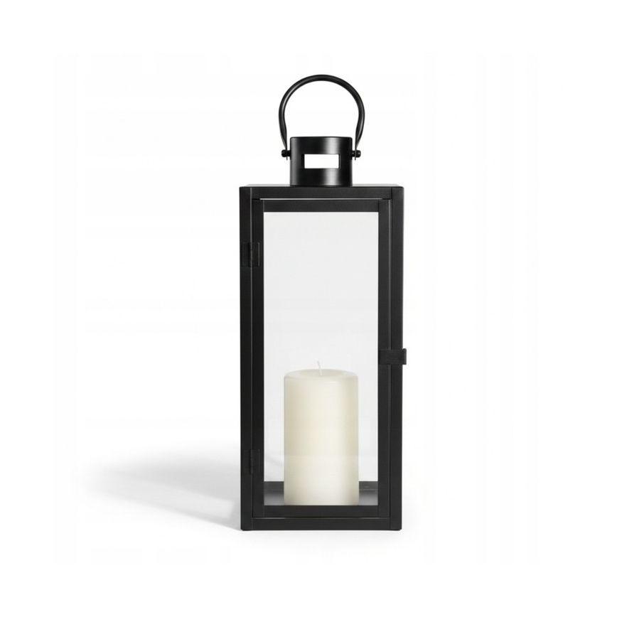 Dekorativ lykta TOWER, 29 cm, svart