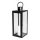 Dekorativ lykta TOWER 38 cm svart