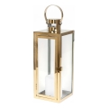 Dekorativ lykta TOWER 49 cm, guldfärgad