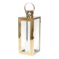 Dekorativ lykta TOWER 63 cm guldfärgad