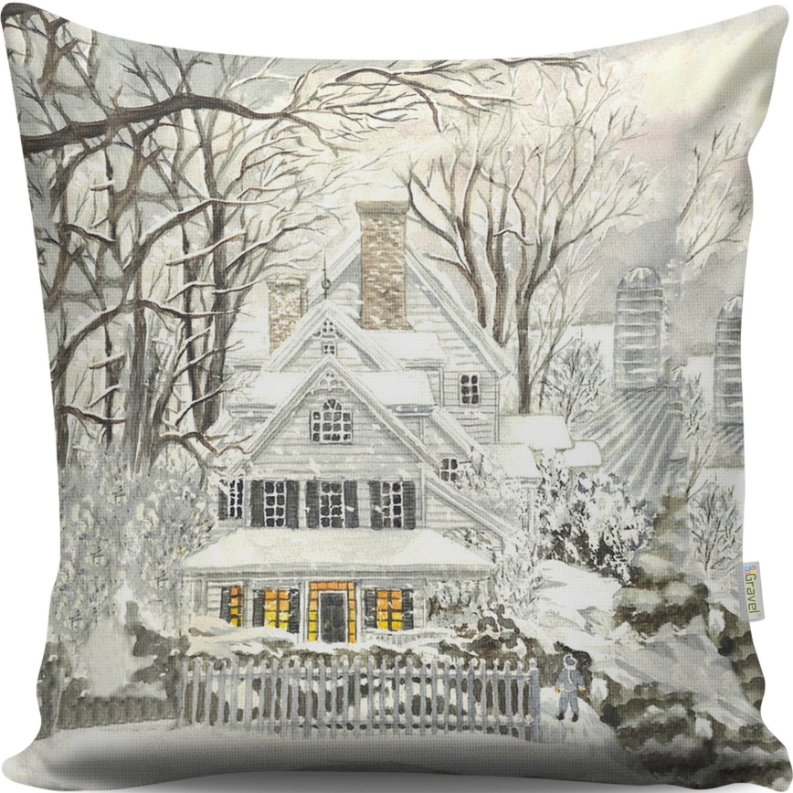 Dekorativ pillow 43x43 cm beige