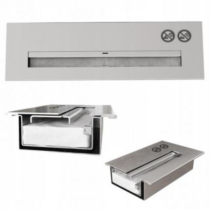 Kratki - Inbyggd BIO-eldstad 40x60 cm 2kW svart