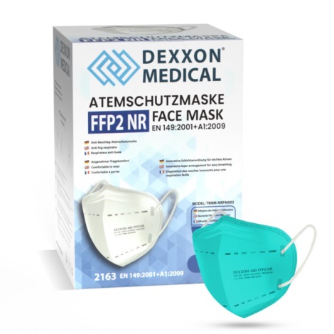 DEXXON MEDICAL Respirator FFP2 NR Azurblå 1st