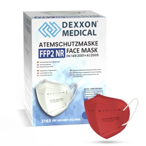 DEXXON MEDICAL Respirator FFP2 NR röd 1st