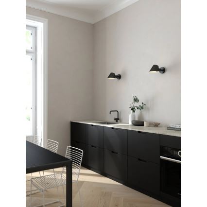 DFTP av Nordlux - Vägglampa STAY 1xE27/60W/230V svart