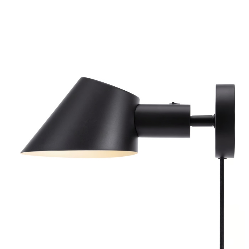 DFTP av Nordlux - Vägglampa STAY 1xE27/60W/230V svart