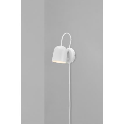 DFTP by Nordlux - Väggspotlight med USB-port ANGLE 1xGU10/25W/230V vit