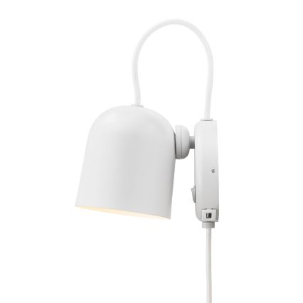 DFTP by Nordlux - Väggspotlight med USB-port ANGLE 1xGU10/25W/230V vit