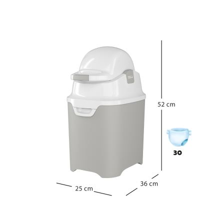 DiaperChamp - Blöjhink ONE grå