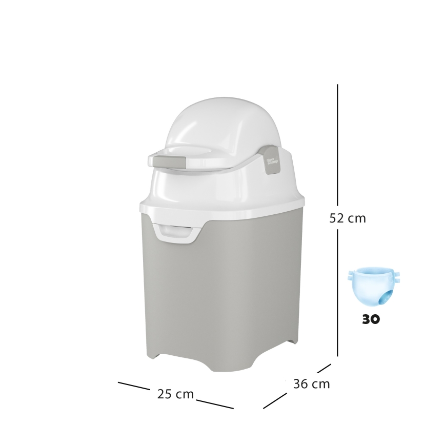 DiaperChamp - Blöjhink ONE grå